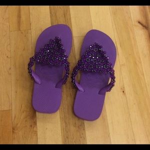 Havaianas Beaded Sandles